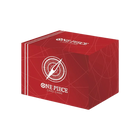 One Piece TCG - Clear Card Case - Standard Red - The Card Vault