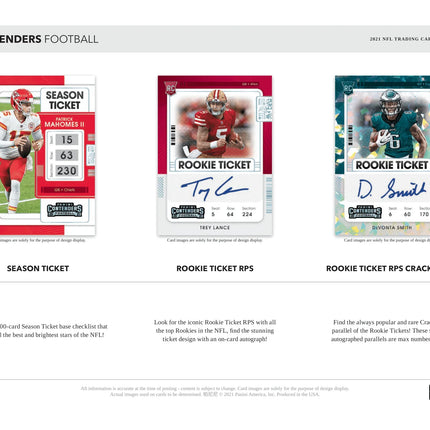 Panini - 2021 Contenders American Football (NFL) - Hobby Box - The Card Vault