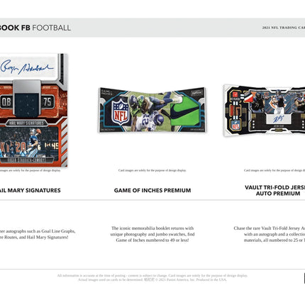 Panini - 2021 Playbook American Football (NFL) - Hobby Box - The Card Vault