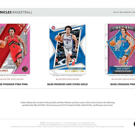 Panini - 2021/22 Chronicles Basketball (NBA) - Blaster Box - The Card Vault