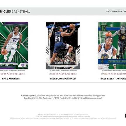 Panini - 2021/22 Chronicles Basketball (NBA) - Blaster Box - The Card Vault