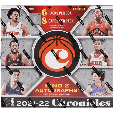 Panini - 2021/22 Chronicles Basketball (NBA) - Hobby Box - The Card Vault