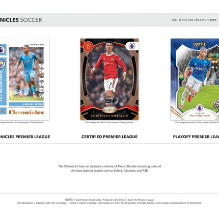 Panini - 2021/22 Chronicles Football (Soccer) - Fat Pack Box - The Card Vault