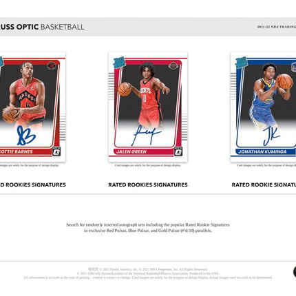 Panini - 2021/22 Donruss Optic Basketball (NBA) - Hybrid Box - The Card Vault