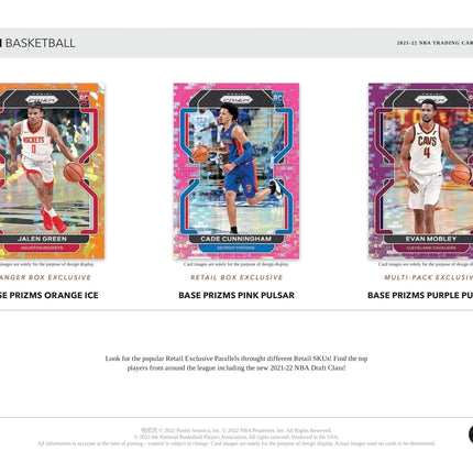 Panini - 2021/22 Prizm Basketball (NBA) - Multi-Pack Box - The Card Vault