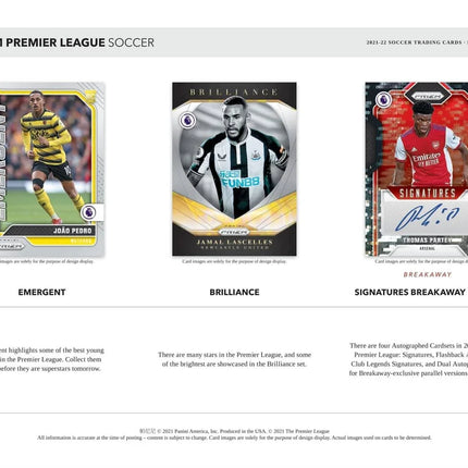 Panini - 2021/22 Prizm Premier League Football (Soccer) - Breakaway Box - The Card Vault