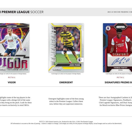 Panini - 2021/22 Prizm Premier League (Soccer) - Retail Box - The Card Vault