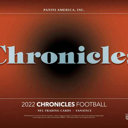 Panini - 2022 Chronicles American Football (NFL) - Fanatics Blaster Box - The Card Vault