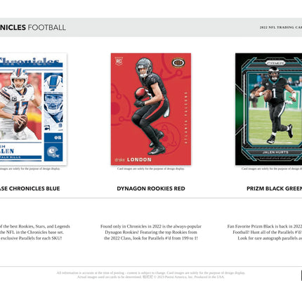 Panini - 2022 Chronicles American Football (NFL) - Hobby Box - The Card Vault