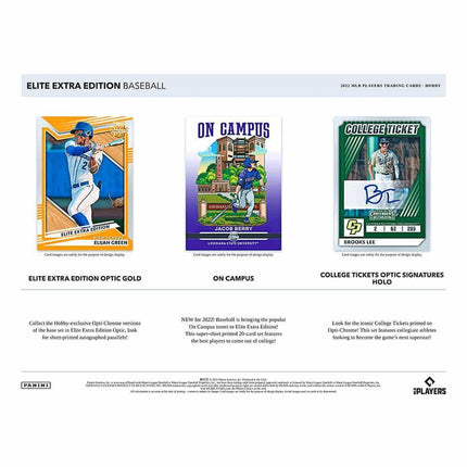 Panini - 2022 Elite Extra Edition Baseball (MLB) - Hobby Box - The Card Vault