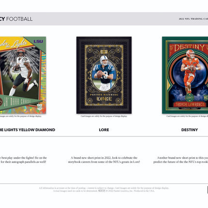 Panini - 2022 Legacy American Football (NFL) - Hobby Box - The Card Vault