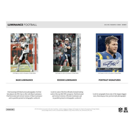 Panini - 2022 Luminance American Football (NFL) - Hobby Box - The Card Vault