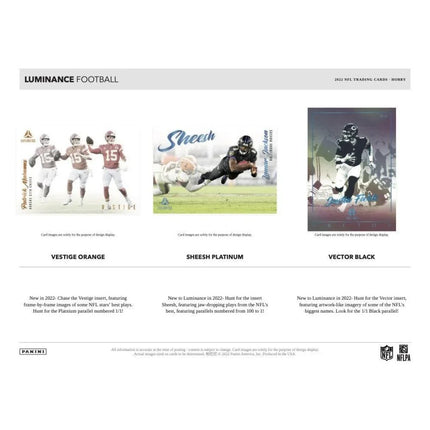 Panini - 2022 Luminance American Football (NFL) - Hobby Box - The Card Vault
