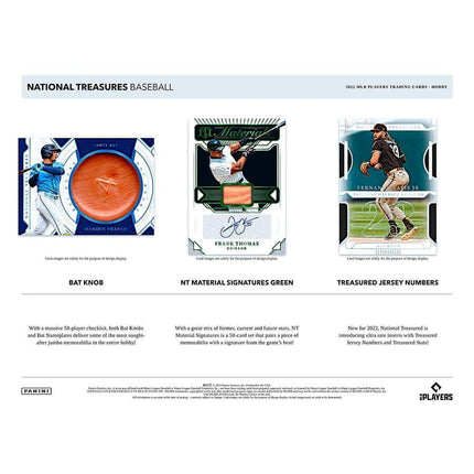 Panini - 2022 National Treasures Baseball (MLB) - Hobby Box - The Card Vault