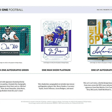 Panini - 2022 One Football (NFL) - Hobby Box - The Card Vault