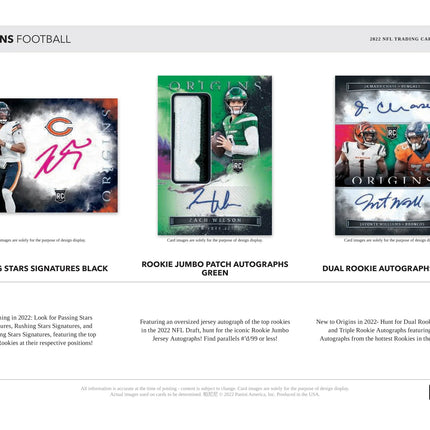 Panini - 2022 Origins American Football (NFL) - Hobby Box - The Card Vault
