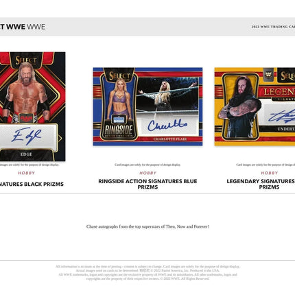 Panini - 2022 Select WWE Wrestling - Hobby Box (12 Packs) - The Card Vault