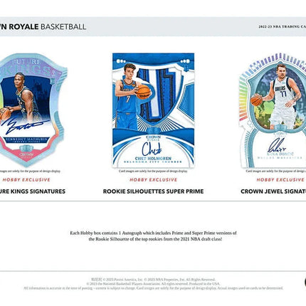 Panini - 2022/23 Crown Royale Basketball (NBA) - Hobby Box - The Card Vault