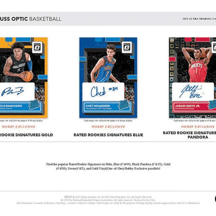 Panini - 2022/23 Donruss Optic Basketball (NBA) - Hobby Box - The Card Vault