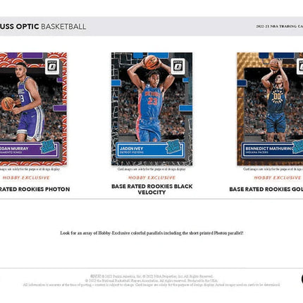 Panini - 2022/23 Donruss Optic Basketball (NBA) - Hobby Box - The Card Vault