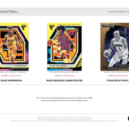 Panini - 2022/23 Flux Basketball (NBA) - Hobby Box - The Card Vault