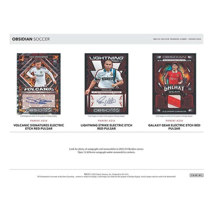 Panini - 2022/23 Obsidian Football (Soccer) - Asia Tmall Hobby Box - The Card Vault