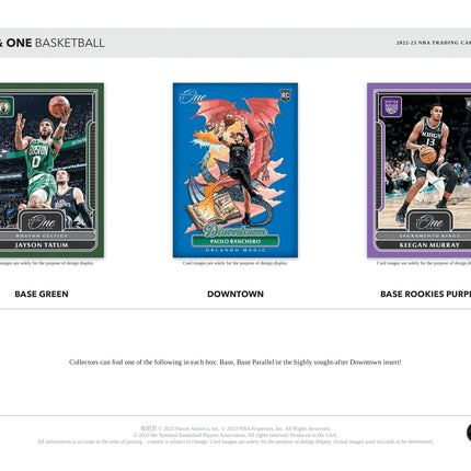 Panini - 2022/23 One and One Basketball (NBA) - Hobby Box - The Card Vault