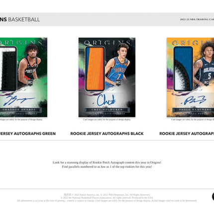 Panini - 2022/23 Origins Basketball (NBA) - Hobby Box - The Card Vault