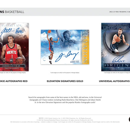 Panini - 2022/23 Origins Basketball (NBA) - Hobby Box - The Card Vault
