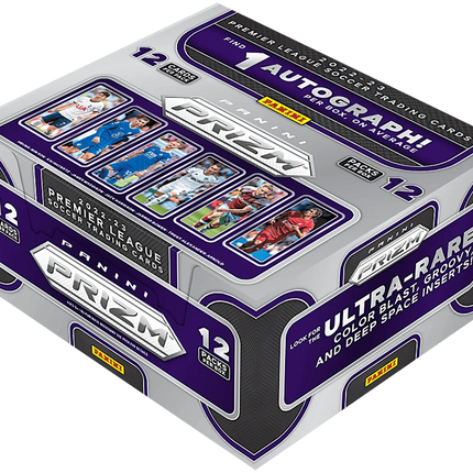 Panini - 2022/23 Prizm Premier League Football (Soccer) - Hobby Box (12 Packs) - The Card Vault