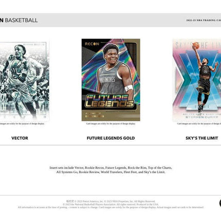 Panini - 2022/23 Recon Basketball (NBA) - Hobby Box - The Card Vault