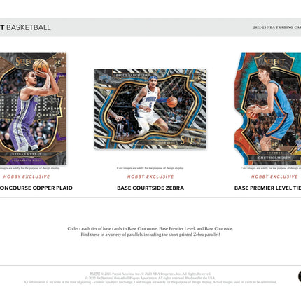Panini - 2022/23 Select Basketball (NBA) - Hobby Box - The Card Vault