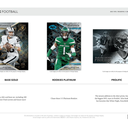 Panini - 2023 Black American Football (NFL) - Hobby Box - The Card Vault