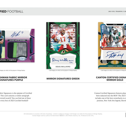 Panini - 2023 Certified American Football (NFL) - Hobby Box - The Card Vault