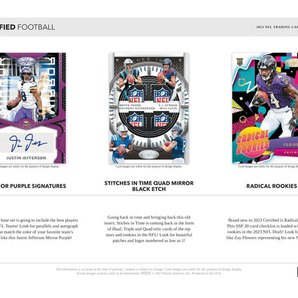 Panini - 2023 Certified American Football (NFL) - Hobby Box - The Card Vault