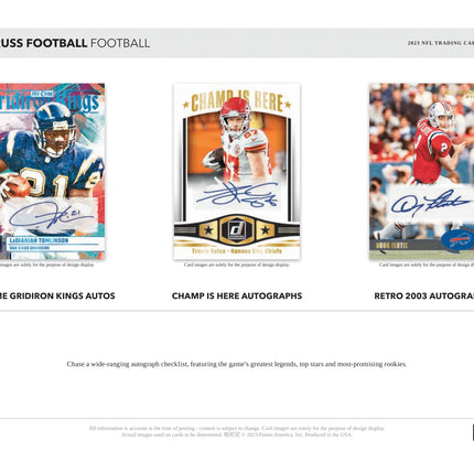 Panini - 2023 Donruss American Football (NFL) - Hobby Box - The Card Vault