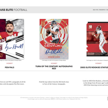 Panini - 2023 Donruss Elite American Football (NFL) - Hobby Box - The Card Vault