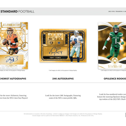 Panini - 2023 Gold Standard American Football (NFL) - Hobby Box - The Card Vault