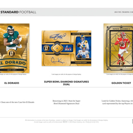 Panini - 2023 Gold Standard American Football (NFL) - Hobby Box - The Card Vault