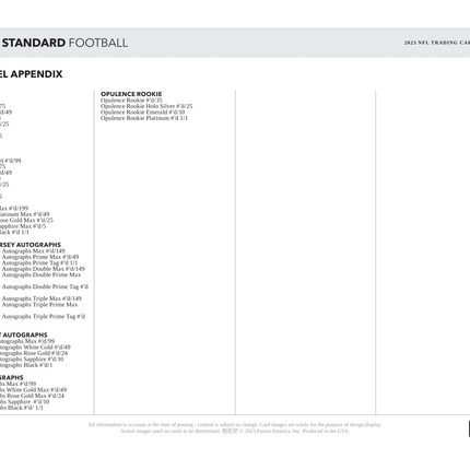 Panini - 2023 Gold Standard American Football (NFL) - Hobby Box - The Card Vault