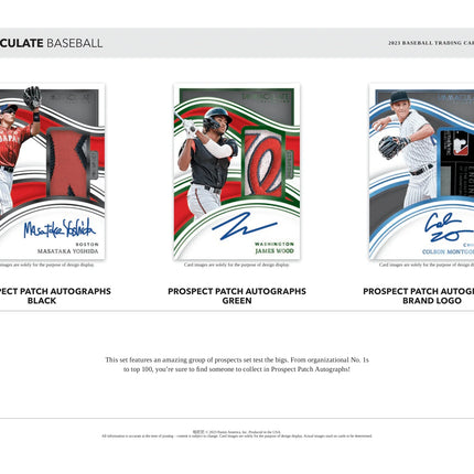 Panini - 2023 Immaculate Baseball (MLB) - Hobby Box - The Card Vault