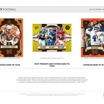 Panini - 2023 Legacy American Football (NFL) - Hobby Box - The Card Vault