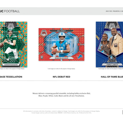 Panini - 2023 Mosaic American Football (NFL) - Hobby Box - The Card Vault