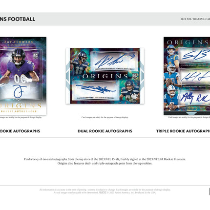 Panini - 2023 Origins American Football (NFL) - Hobby Box - The Card Vault