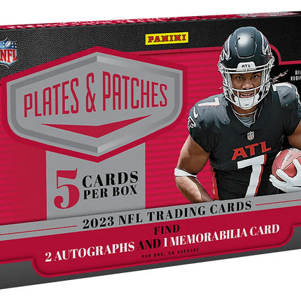 Panini - 2023 Plates & Patches American Football (NFL) - Hobby Box - The Card Vault