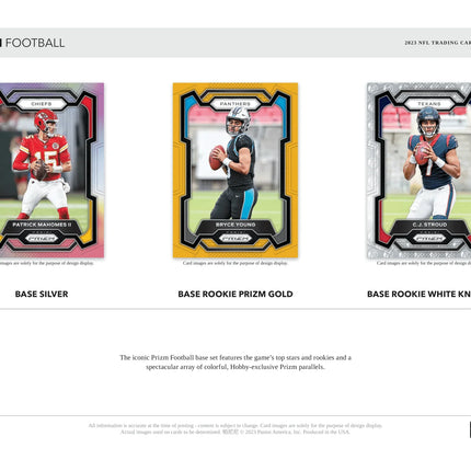Panini - 2023 Prizm American Football (NFL) - Hobby Box - The Card Vault