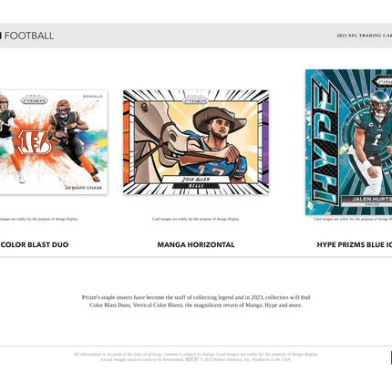 Panini - 2023 Prizm American Football (NFL) - Hobby Box - The Card Vault