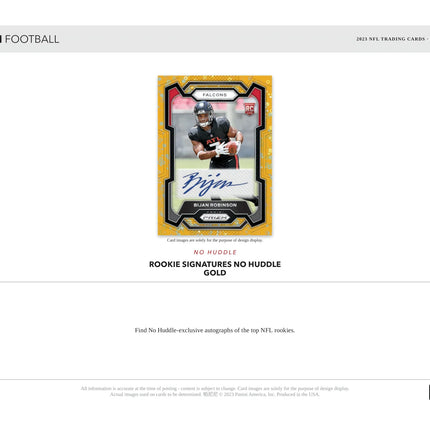Panini - 2023 Prizm No Huddle American Football (NFL) - Hobby Box - The Card Vault