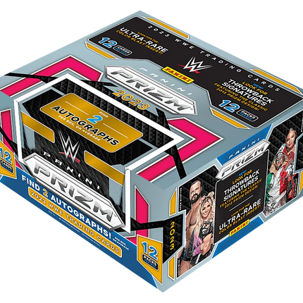 Panini - 2023 Prizm WWE Wrestling - Hobby Box (12 Packs) - The Card Vault