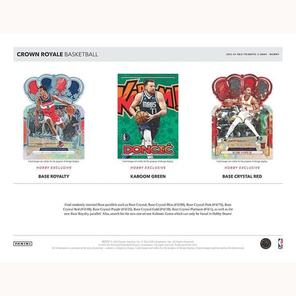 Panini - 2023/24 Crown Royale Basketball (NBA) - Hobby Box - The Card Vault